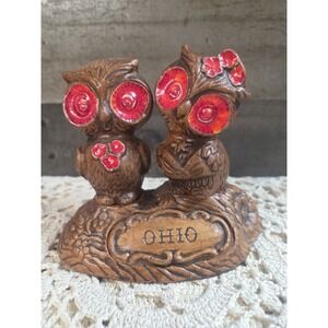 Vintage 'Ohio' Treasure Craft Salt & Pepper Shakers‎